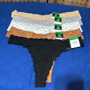 I.N.C.  Lace Thong Underwear Lingerie panty set of  set of 5/ nwt